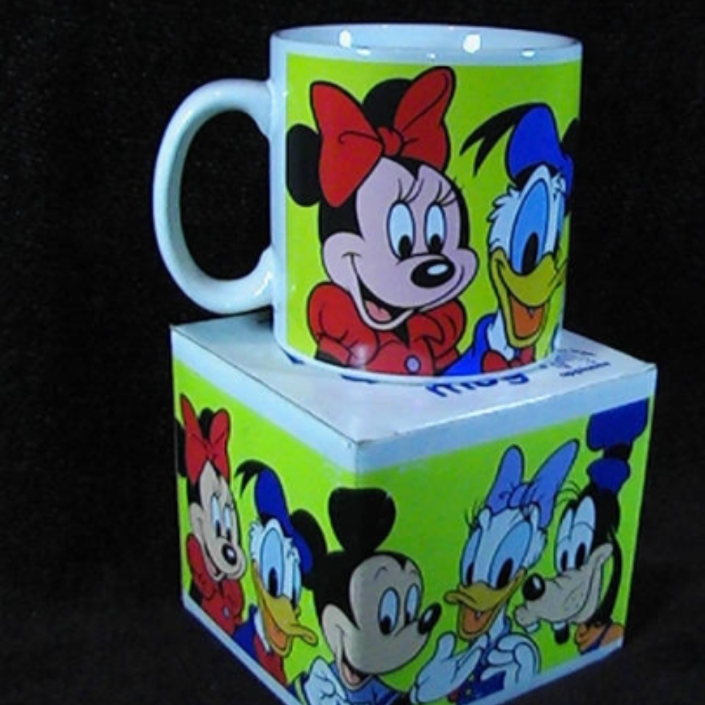 Vintage Disney Mickey & Pals Mug Unused in Box